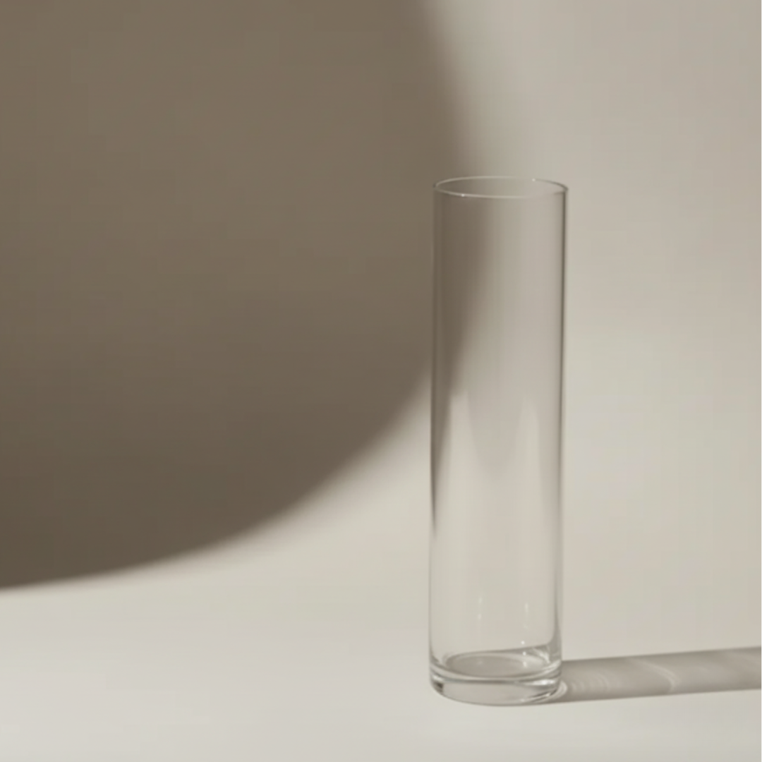 Cylinderglas – i 4 størrelser