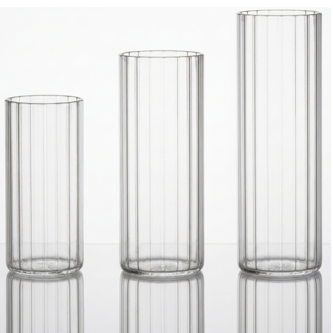 Rillet Cylinderglas Ø10