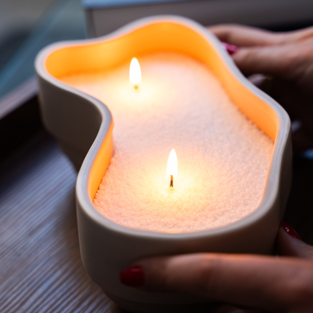 Lake Keramikskål m. stearinpulver