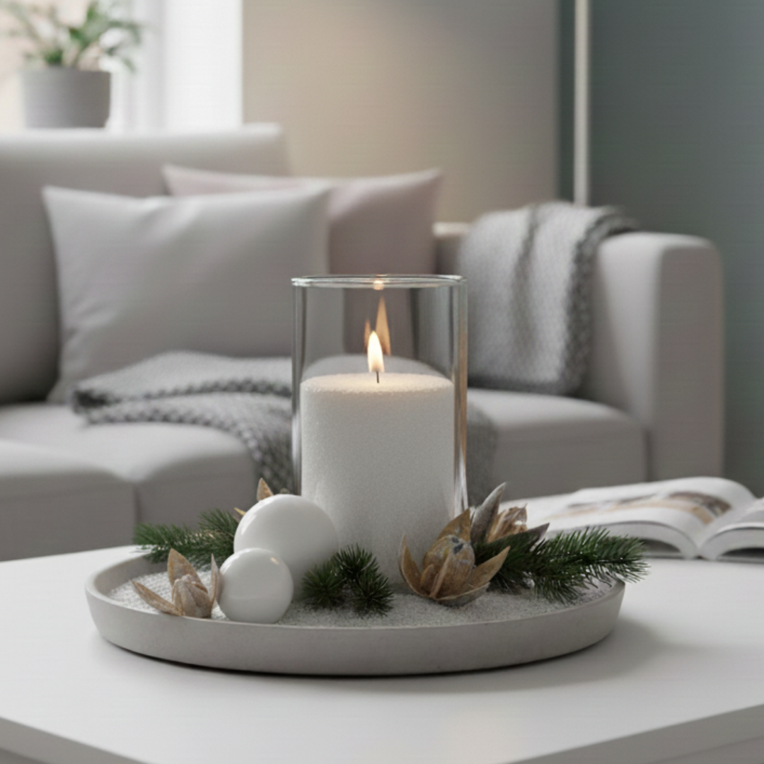 Dekorations bakke cement Ø26 H3,5 cm