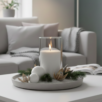 Dekorations bakke cement Ø26 H3,5 cm