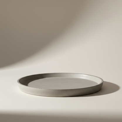 Dekorations bakke cement Ø26 H3,5 cm