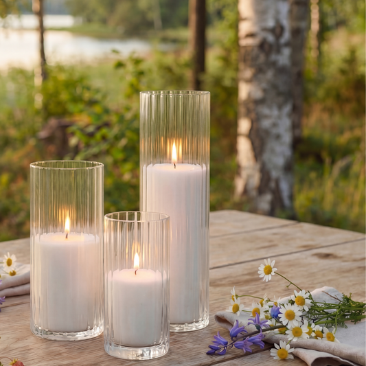 Rillet Cylinderglas Ø10