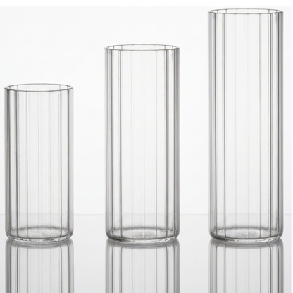 Rillet Cylinderglas Ø10