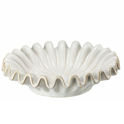 RONALD keramik fad Ø34,5 cm hvid