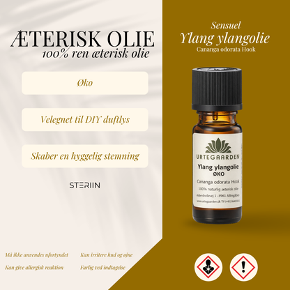 Økologisk Ylang ylangolie  10ml